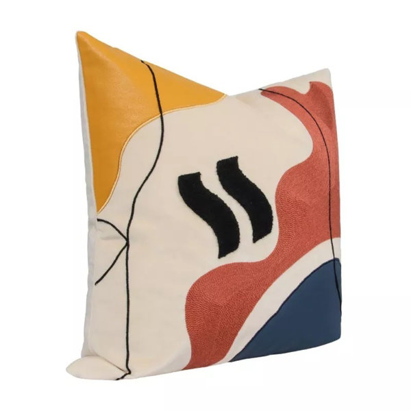 Corrigan Studio® Burnt Orange Mustard Yellow Pillow Case Wayfair